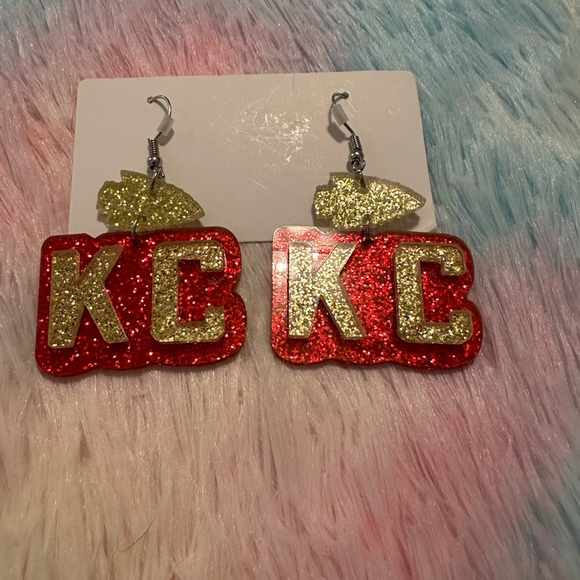 Kansas City Chiefs earrings - Picture 1 of 1